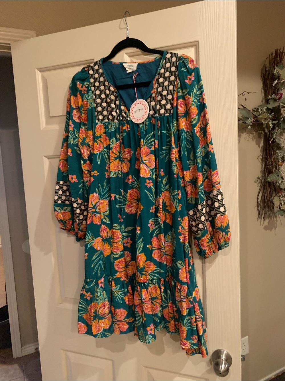 Umgee  Floral Boho Dress